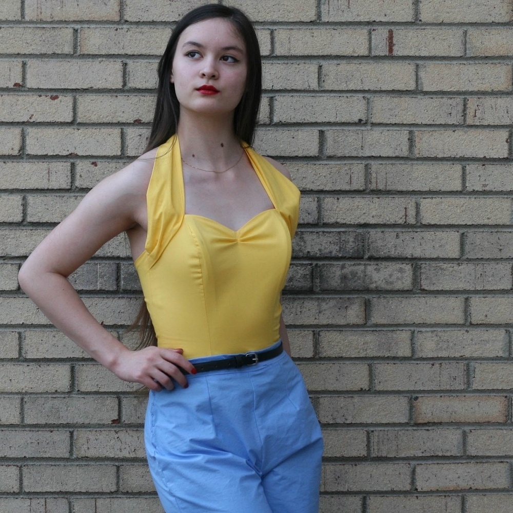 **SOLD** Pinup Style Halterneck Top